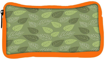 

Snoogg Eco Friendly Canvas Green Leaves Designer Student Pen Pencil Case Coin Purse Pouch Cosmetic Makeup Bag (ORANGE) Pouch(Multicolor)