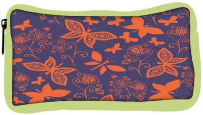

Snoogg Eco Friendly Canvas Orange Butterflies In Purple Pattern Designer Student Pen Pencil Case Coin Purse Pouch Cosmetic Makeup Bag (GREEN) Pouch(Multicolor)