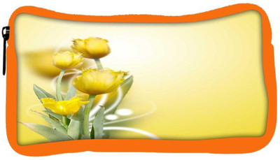 

Snoogg Eco Friendly Canvas Beautiful Yellow Tulips Background Student Pen Pencil Case Coin Purse Pouch Cosmetic Makeup Bag (ORANGE) Pouch(Multicolor)