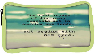 

Snoogg Eco Friendly Canvas Seeing With New Eyes Student Pen Pencil Case Coin Purse Pouch Cosmetic Makeup Bag (GREEN) Pouch(Multicolor)