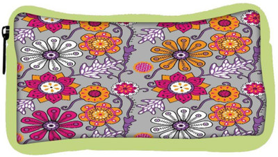 

Snoogg Eco Friendly Canvas Seamless Texture With Flowers And Butterflies Endless Floral Pattern Student Pen Pencil Case Coin Purse Pouch Cosmetic Makeup Bag (GREEN) Pouch(Multicolor)