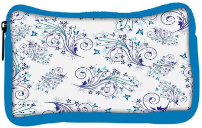 

Snoogg Eco Friendly Canvas Blue Pattern Design Designer Student Pen Pencil Case Coin Purse Pouch Cosmetic Makeup Bag (BLUE) Pouch(Multicolor)