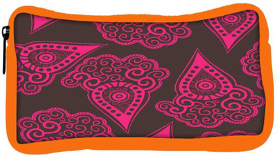 

Snoogg Eco Friendly Canvas Brown Pattern Designer Student Pen Pencil Case Coin Purse Pouch Cosmetic Makeup Bag (ORANGE) Pouch(Multicolor)