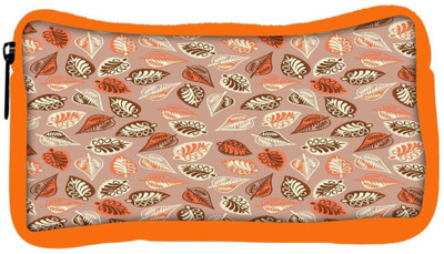 

Snoogg Eco Friendly Canvas Abstract Leaves In Cream Designer Student Pen Pencil Case Coin Purse Pouch Cosmetic Makeup Bag (ORANGE) Pouch(Multicolor)