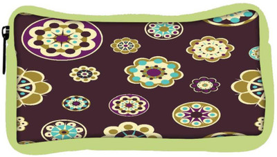

Snoogg Eco Friendly Canvas Maroon Floral Pattern Designer Student Pen Pencil Case Coin Purse Pouch Cosmetic Makeup Bag (GREEN) Pouch(Multicolor)