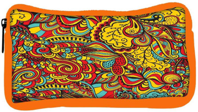 

Snoogg Eco Friendly Canvas Vector Seamless Texture With Abstract Flowers Endless Background Ethnic Sea Student Pen Pencil Case Coin Purse Pouch Cosmetic Makeup Bag (ORANGE) Pouch(Multicolor)