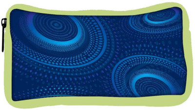 

Snoogg Eco Friendly Canvas Vector Fractal Background Student Pen Pencil Case Coin Purse Pouch Cosmetic Makeup Bag (GREEN) Pouch(Multicolor)