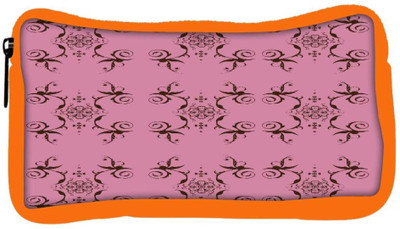 

Snoogg Eco Friendly Canvas Abstract Cream Pink Pattern Designer Student Pen Pencil Case Coin Purse Pouch Cosmetic Makeup Bag (ORANGE) Pouch(Multicolor)
