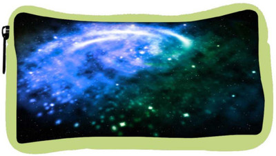 

Snoogg Eco Friendly Canvas Blue Galaxy Background Student Pen Pencil Case Coin Purse Pouch Cosmetic Makeup Bag (GREEN) Pouch(Multicolor)