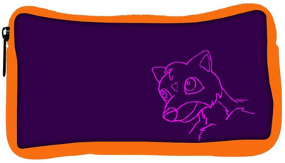 

Snoogg Eco Friendly Canvas Cute Creature Purple Designer Student Pen Pencil Case Coin Purse Pouch Cosmetic Makeup Bag (ORANGE) Pouch(Multicolor)