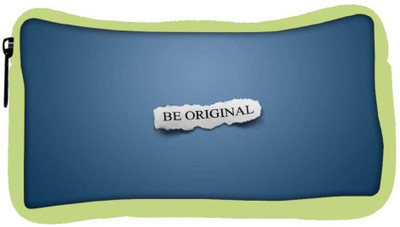 

Snoogg Eco Friendly Canvas Be Original Designer Student Pen Pencil Case Coin Purse Pouch Cosmetic Makeup Bag (GREEN) Pouch(Multicolor)