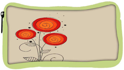 

Snoogg Eco Friendly Canvas Abstract Floral Background Student Pen Pencil Case Coin Purse Pouch Cosmetic Makeup Bag (GREEN) Pouch(Multicolor)