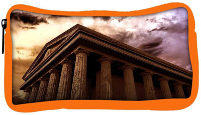 

Snoogg Eco Friendly Canvas Ancient Temple Student Pen Pencil Case Coin Purse Pouch Cosmetic Makeup Bag (ORANGE) Pouch(Multicolor)