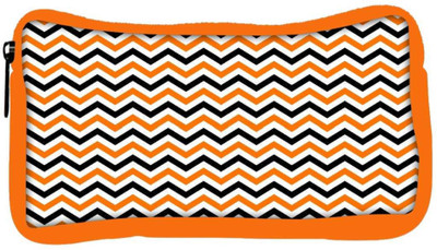 

Snoogg Eco Friendly Canvas Abstract Colorful Strips Designer Student Pen Pencil Case Coin Purse Pouch Cosmetic Makeup Bag (ORANGE) Pouch(Multicolor)