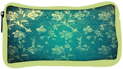 

Snoogg Eco Friendly Canvas Grunge Flower Teal Student Pen Pencil Case Coin Purse Pouch Cosmetic Makeup Bag (GREEN) Pouch(Multicolor)