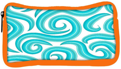 

Snoogg Eco Friendly Canvas Blue Pattern Designer Student Pen Pencil Case Coin Purse Pouch Cosmetic Makeup Bag (ORANGE) Pouch(Multicolor)
