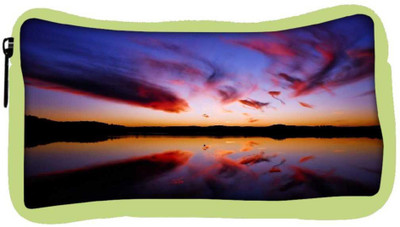 

Snoogg Eco Friendly Canvas Abstract Night View Designer Student Pen Pencil Case Coin Purse Pouch Cosmetic Makeup Bag (GREEN) Pouch(Multicolor)