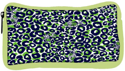 

Snoogg Eco Friendly Canvas Leopard Print Student Pen Pencil Case Coin Purse Pouch Cosmetic Makeup Bag (GREEN) Pouch(Multicolor)