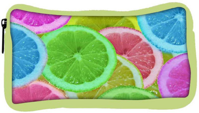 

Snoogg Eco Friendly Canvas Citrus Refresh Student Pen Pencil Case Coin Purse Pouch Cosmetic Makeup Bag (GREEN) Pouch(Multicolor)