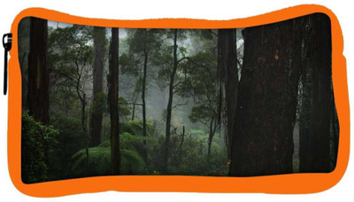 

Snoogg Eco Friendly Canvas Early Morning Forest Designer Student Pen Pencil Case Coin Purse Pouch Cosmetic Makeup Bag (ORANGE) Pouch(Multicolor)