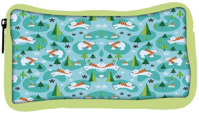 

Snoogg Eco Friendly Canvas Cute Puppy Student Pen Pencil Case Coin Purse Pouch Cosmetic Makeup Bag (GREEN) Pouch(Multicolor)