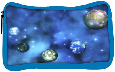 

Snoogg Eco Friendly Canvas Cosmic Visualization Student Pen Pencil Case Coin Purse Pouch Cosmetic Makeup Bag (BLUE) Pouch(Multicolor)