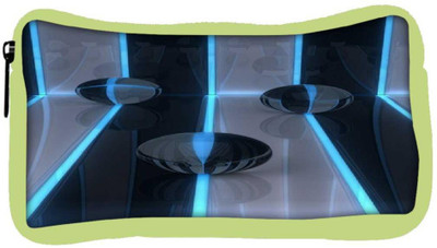 

Snoogg Eco Friendly Canvas Digital Art 3D Balls Bands Designer Student Pen Pencil Case Coin Purse Pouch Cosmetic Makeup Bag (GREEN) Pouch(Multicolor)