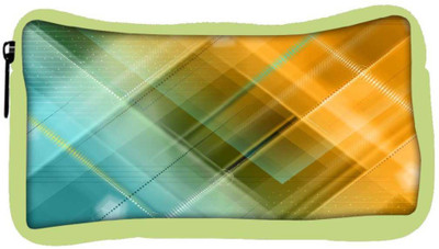 

Snoogg Eco Friendly Canvas Checkered Designer Student Pen Pencil Case Coin Purse Pouch Cosmetic Makeup Bag (GREEN) Pouch(Multicolor)