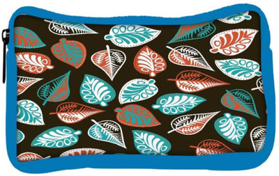 

Snoogg Eco Friendly Canvas Multicolor Leaves Brown Pattern Designer Student Pen Pencil Case Coin Purse Pouch Cosmetic Makeup Bag (BLUE) Pouch(Multicolor)