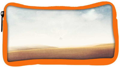 

Snoogg Eco Friendly Canvas Desert Vintage Designer Student Pen Pencil Case Coin Purse Pouch Cosmetic Makeup Bag (ORANGE) Pouch(Multicolor)