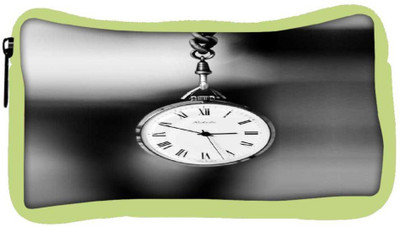 

Snoogg Eco Friendly Canvas Vintage Pocket Clock Student Pen Pencil Case Coin Purse Pouch Cosmetic Makeup Bag (GREEN) Pouch(Multicolor)