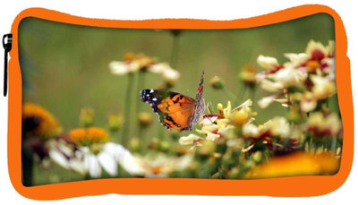 

Snoogg Eco Friendly Canvas Butterfly In Small Flower Designer Student Pen Pencil Case Coin Purse Pouch Cosmetic Makeup Bag (ORANGE) Pouch(Multicolor)