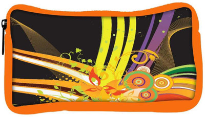 

Snoogg Eco Friendly Canvas Abstract Background Student Pen Pencil Case Coin Purse Pouch Cosmetic Makeup Bag (ORANGE) Pouch(Multicolor)