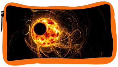 

Snoogg Eco Friendly Canvas Eclipse Wallpapers Designer Student Pen Pencil Case Coin Purse Pouch Cosmetic Makeup Bag (ORANGE) Pouch(Multicolor)