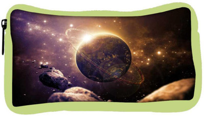 

Snoogg Eco Friendly Canvas Abstract Planet Designer Student Pen Pencil Case Coin Purse Pouch Cosmetic Makeup Bag (GREEN) Pouch(Multicolor)