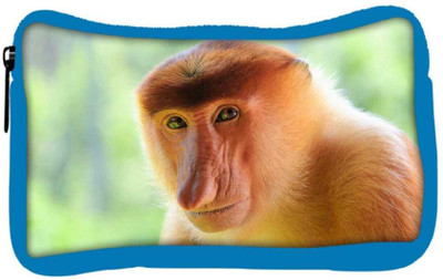 

Snoogg Eco Friendly Canvas Big Nose Monkey Designer Student Pen Pencil Case Coin Purse Pouch Cosmetic Makeup Bag (BLUE) Pouch(Multicolor)