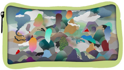 

Snoogg Eco Friendly Canvas Paper Ring Of Fire Designer Student Pen Pencil Case Coin Purse Pouch Cosmetic Makeup Bag (GREEN) Pouch(Multicolor)