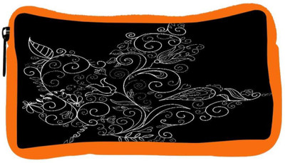 

Snoogg Eco Friendly Canvas Black And White Maple Leaf Student Pen Pencil Case Coin Purse Pouch Cosmetic Makeup Bag (ORANGE) Pouch(Multicolor)