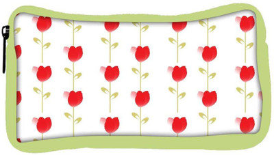 

Snoogg Eco Friendly Canvas Red Flowers Designer Student Pen Pencil Case Coin Purse Pouch Cosmetic Makeup Bag (GREEN) Pouch(Multicolor)