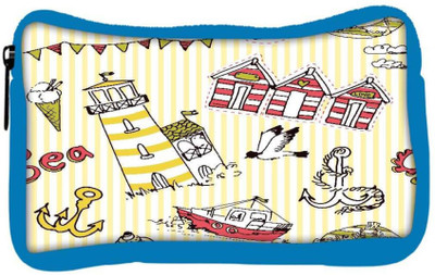 

Snoogg Eco Friendly Canvas Light House Designer Student Pen Pencil Case Coin Purse Pouch Cosmetic Makeup Bag (BLUE) Pouch(Multicolor)