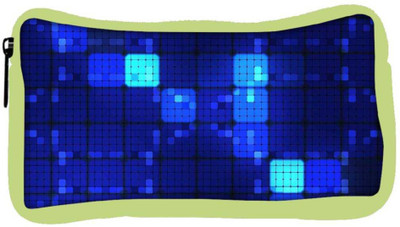

Snoogg Eco Friendly Canvas Blue Blocks Designer Student Pen Pencil Case Coin Purse Pouch Cosmetic Makeup Bag (GREEN) Pouch(Multicolor)