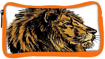 

Snoogg Eco Friendly Canvas Sketch Of A Big Male African Lion Vector Illustration Student Pen Pencil Case Coin Purse Pouch Cosmetic Makeup Bag (ORANGE) Pouch(Multicolor)