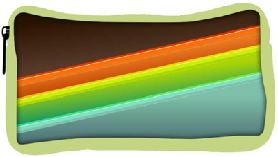 

Snoogg Eco Friendly Canvas Set Of Colorful Strips Designer Student Pen Pencil Case Coin Purse Pouch Cosmetic Makeup Bag (GREEN) Pouch(Multicolor)