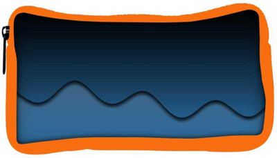 

Snoogg Eco Friendly Canvas Dark Blue Designer Student Pen Pencil Case Coin Purse Pouch Cosmetic Makeup Bag (ORANGE) Pouch(Multicolor)