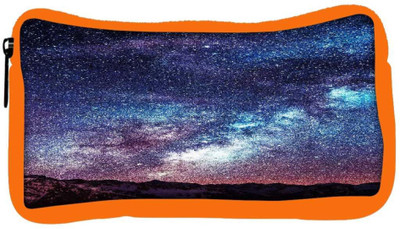 

Snoogg Eco Friendly Canvas Milkyway Space Mountain Designer Student Pen Pencil Case Coin Purse Pouch Cosmetic Makeup Bag (ORANGE) Pouch(Multicolor)