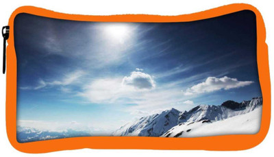 

Snoogg Eco Friendly Canvas Abstract Snow Designer Student Pen Pencil Case Coin Purse Pouch Cosmetic Makeup Bag (ORANGE) Pouch(Multicolor)