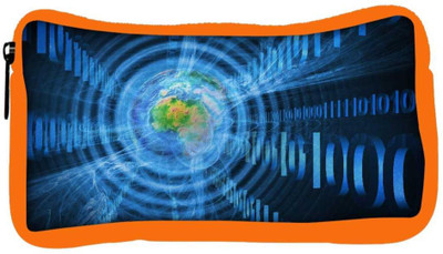 

Snoogg Eco Friendly Canvas Abstract Internet Background Student Pen Pencil Case Coin Purse Pouch Cosmetic Makeup Bag (ORANGE) Pouch(Multicolor)
