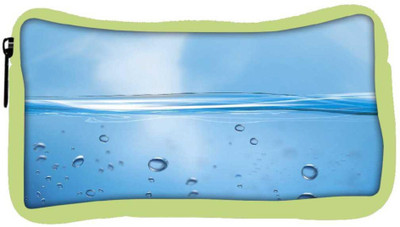 

Snoogg Eco Friendly Canvas Water Bubbles Designer Student Pen Pencil Case Coin Purse Pouch Cosmetic Makeup Bag (GREEN) Pouch(Multicolor)
