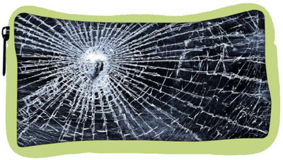 

Snoogg Eco Friendly Canvas Broken Screen Student Pen Pencil Case Coin Purse Pouch Cosmetic Makeup Bag (GREEN) Pouch(Multicolor)