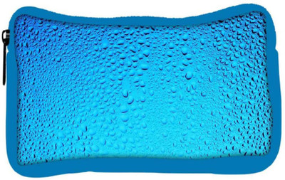 

Snoogg Eco Friendly Canvas Blue Water Drops Designer Student Pen Pencil Case Coin Purse Pouch Cosmetic Makeup Bag (BLUE) Pouch(Multicolor)